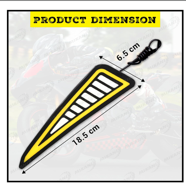 R15 V2 / V3 / V4 & M Waterproof Flexible Strip Rear DRL Light with Running LED Indicator for Yamaha R15 All Model Bikes (White-Amber)