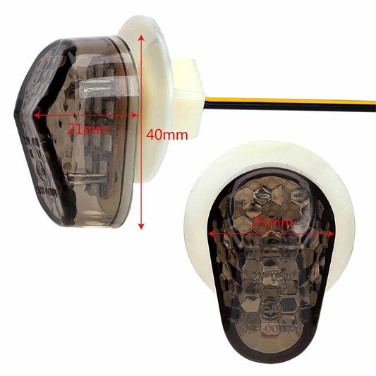 Front Led Bike Indicator Light for Yamaha, Suzuki, Kawasaki, Honda CBR, R15 V3, V4, R15 V2, Ninja (Yellow)