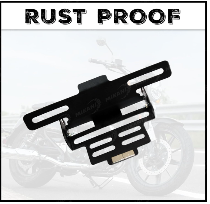 Premium Magnetic Foldable Tail Tidy/Bike Number Plate Holder for All Universal Bikes