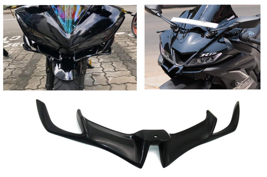 Flexible Large Winglet for Yamaha R15 V3 (Black)